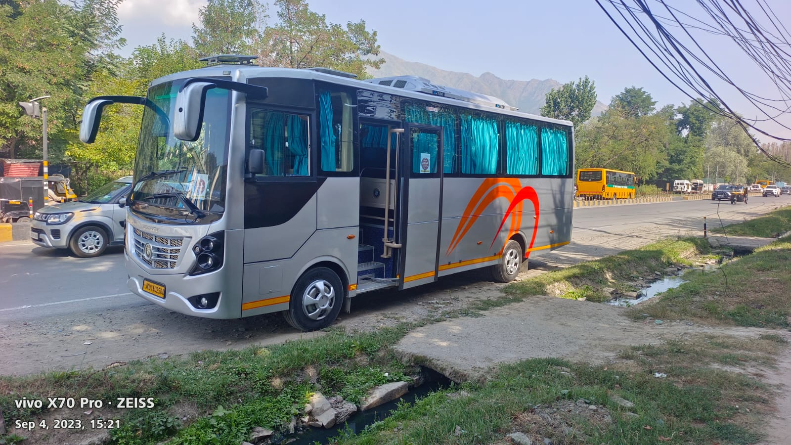 Wintry Mountain Landscape